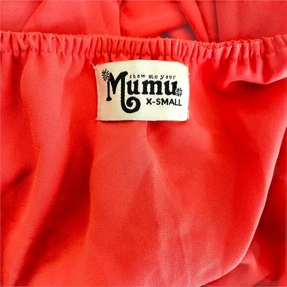 Show Me Your MuMu Heather Halter Dress Bright X-Small - Picture 4 of 8